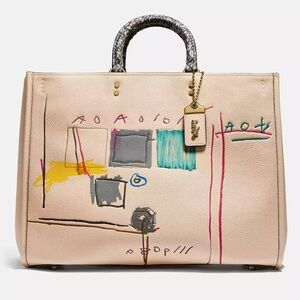 RARE Coach Rogue 39 Jean-Michel Basquiat bag